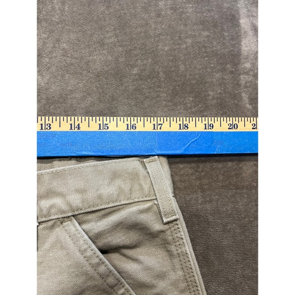 Carhartt Men's 36x32 Dungaree Fit Work Pants Tan Cotton Durable Utility - Picture 4 of 7